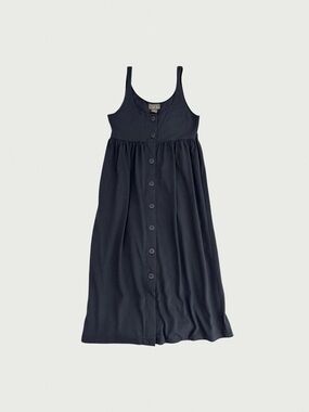 Button Front Midi Dress